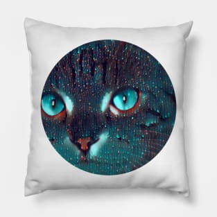 Cheerful mycat, revolution for cats Pillow