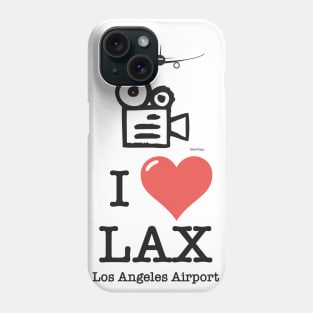 I Love LAX Los Angeles airport Phone Case