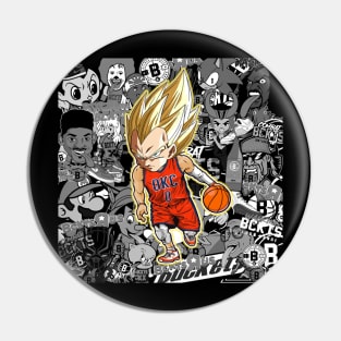 Bckts Cltr Basketball Pin