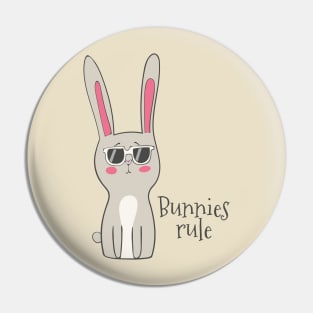 Bunnies Rule! Pin