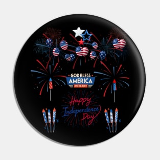 4th of july Pin