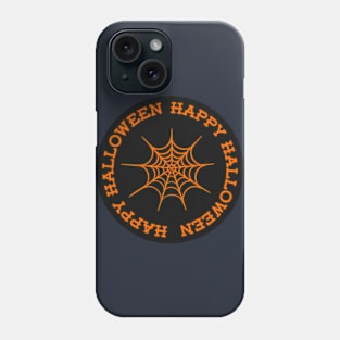 Happy Halloween Spiderweb Phone Case