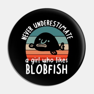 Underestimate girls cute blobfish sea fish Pin