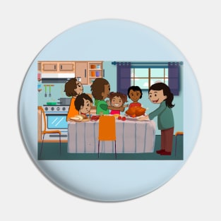 Beautiful Family Pin