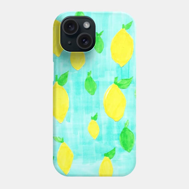 Lemon pie Phone Case by Kinka