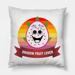 funny dragon fruit Pillow