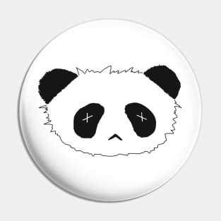 Panda Face Pin