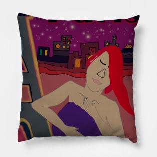 Woman in Paris Pillow