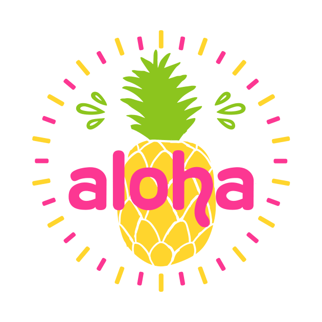 Aloha Pineapple by CeeGunn