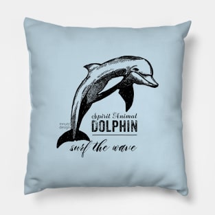 Spirit animal - Dolphin Pillow