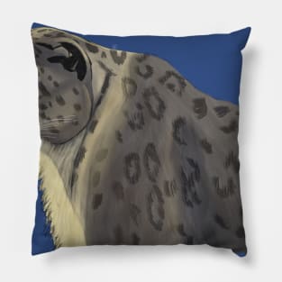 Snow Leopard Pillow