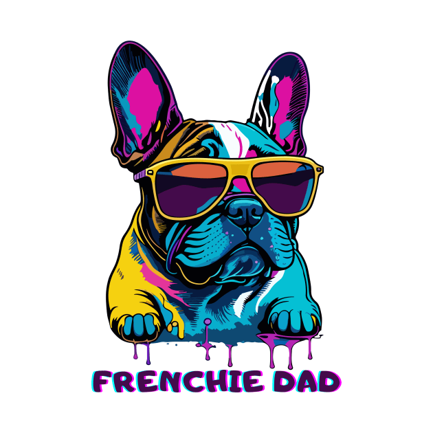 French Bulldog Frenchie Dog Dad Father's Day Gift by ReaBelle