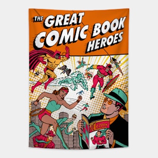 The Great Comic Book Heroes Tapestry