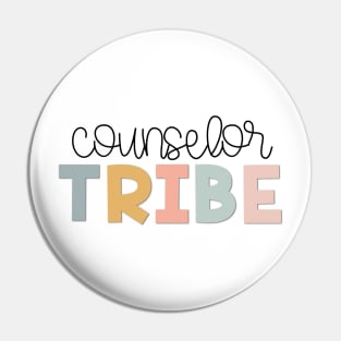 Counselor Tribe Muted Pastels Pin