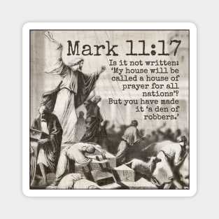 Mark 11:17 Magnet