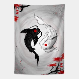 Japanese Koi Fish Tapestry