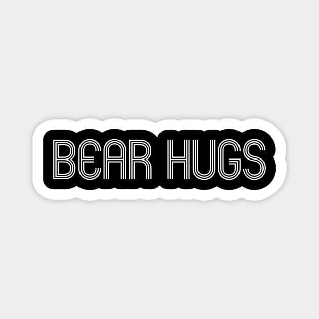 BEAR HUGS Magnet by SquareClub