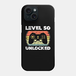 Level 50 Video 50th Birthday Phone Case