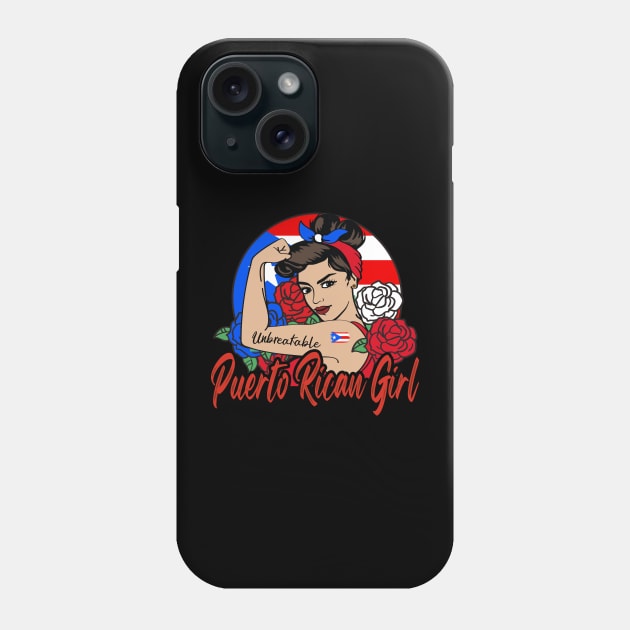 Puerto RIcan Girl Phone Case by JayD World