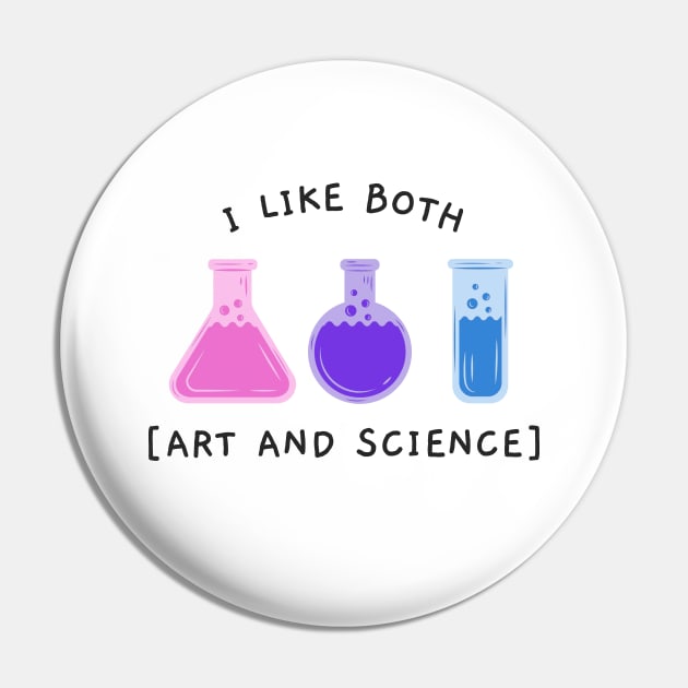 Art and Science Pin by monoblocpotato