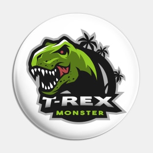 T-rex monster. Pin