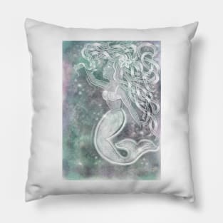 Manx mermaid Pillow