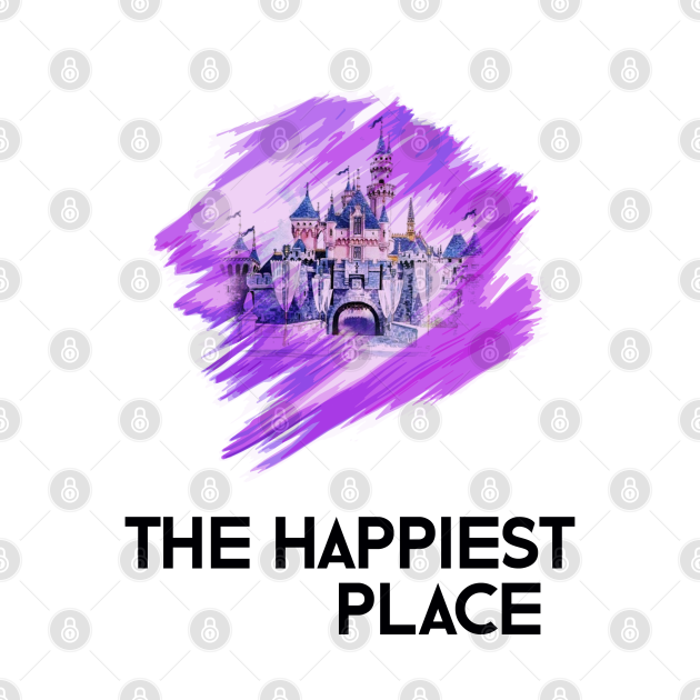 Discover The Happiest Potion Purple Castle - Disneyland - T-Shirt