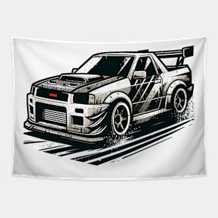 Cartoon car Tapestry