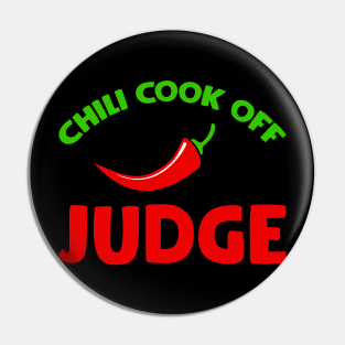 Chili Cook Off Judge Pin