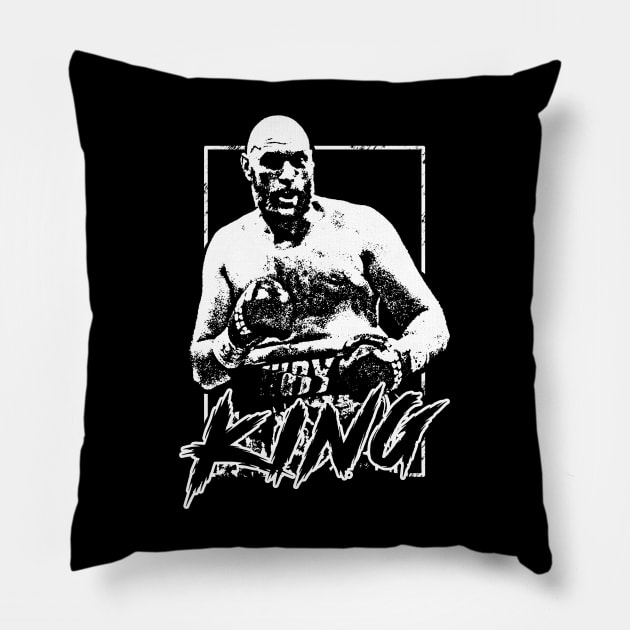 fury ngannou Pillow by SmithyJ88