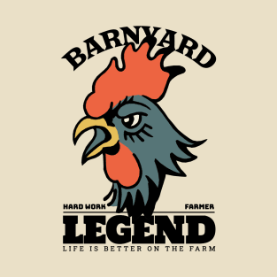 The Classic Rooster Legend of Barnyard T-Shirt