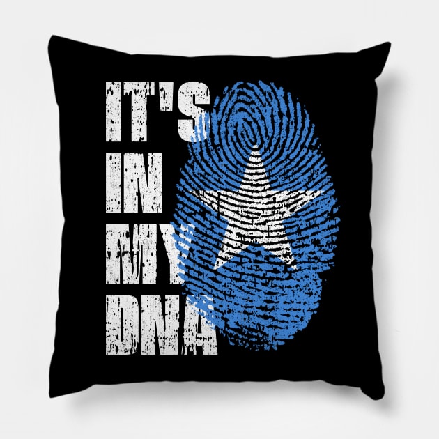 IT'S IN MY DNA Somalia  Flag Boy Girl Gift Pillow by simonStufios