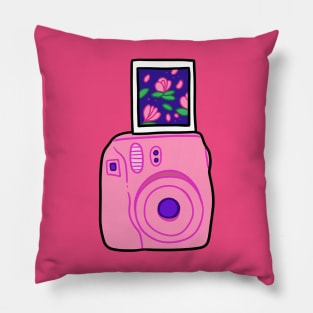 Pink Polaroid Pillow