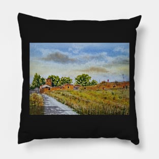 Moratinos on the Camino de Santiago Pillow