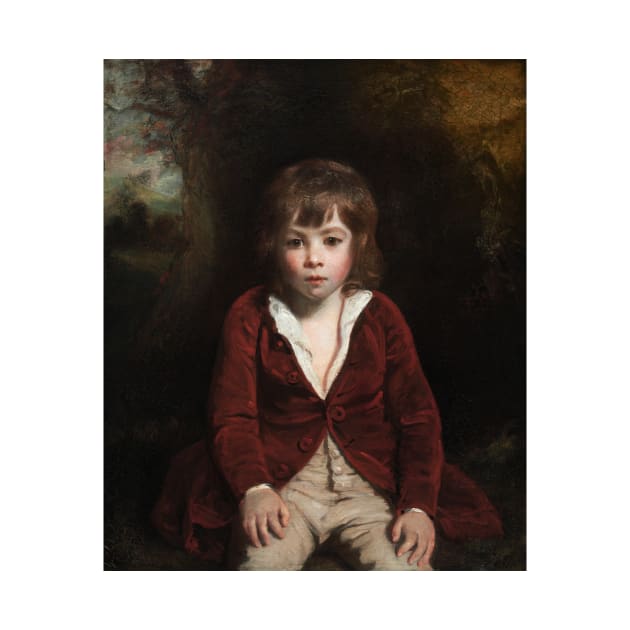 Portrait of Master Bunbury by Joshua Reynolds by Classic Art Stall