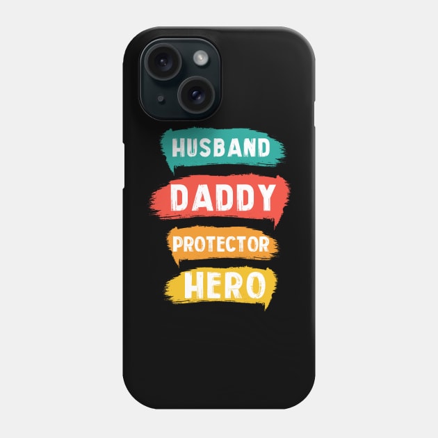 Retro Father Dad Husband Gift Phone Case by Matthew Ronald Lajoie