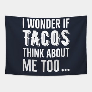 Funny Tacos Saying Tapestry