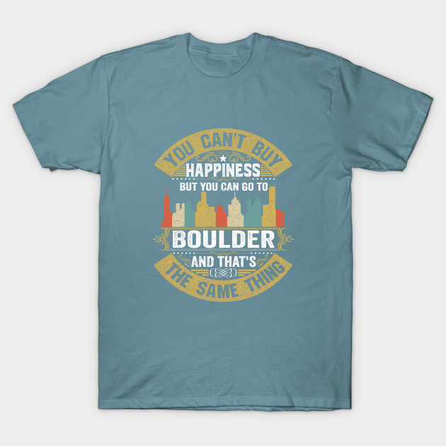 Discover Boulder City Colorado State USA Flag Native America - Boulder City - T-Shirt