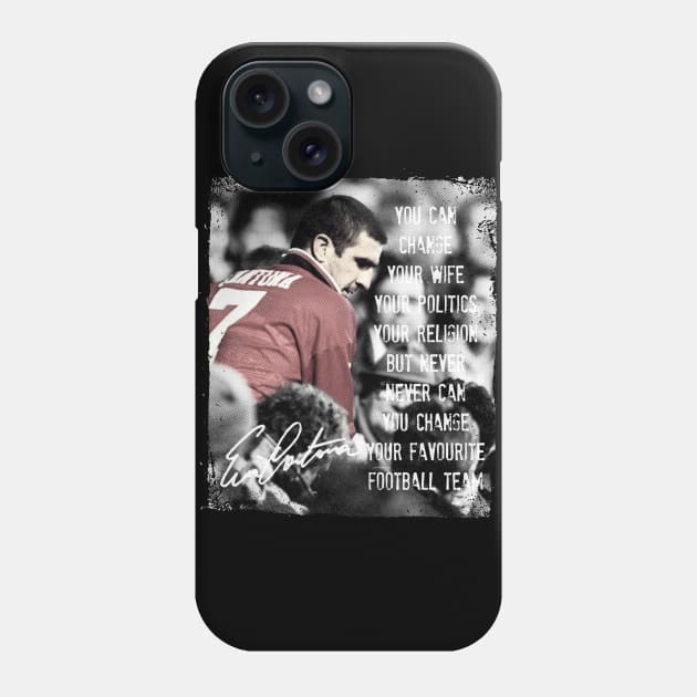 Eric Cantona Phone Case by workshop71