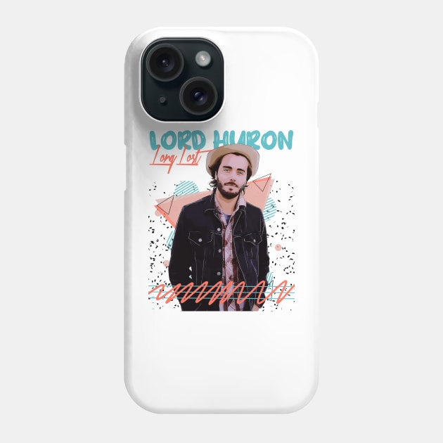 Retro Vintage Lord Huron Fan Art Design Phone Case by Nandin Putri