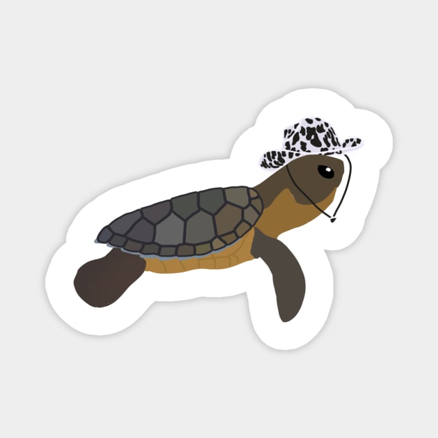 Cowboy turtle Magnet by gremoline