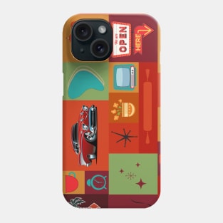 MCM Styled Poster Art Phone Case