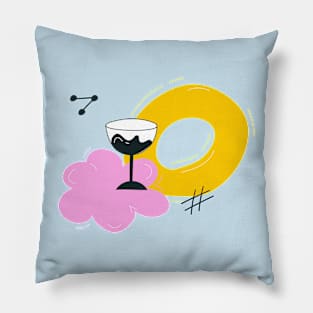 Chills Abstract Pillow