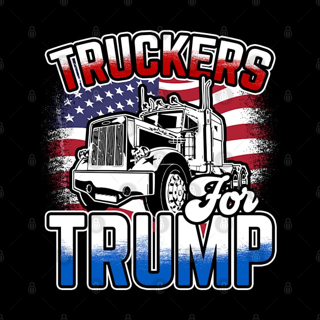 Big Rig Drivers Truckers for Trump by screamingfool