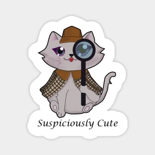detective cat Magnet