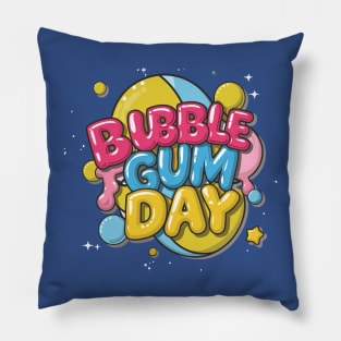 National Bubble Gum Day – February Pillow