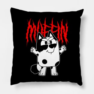 Bluey Muffin Metal Pillow