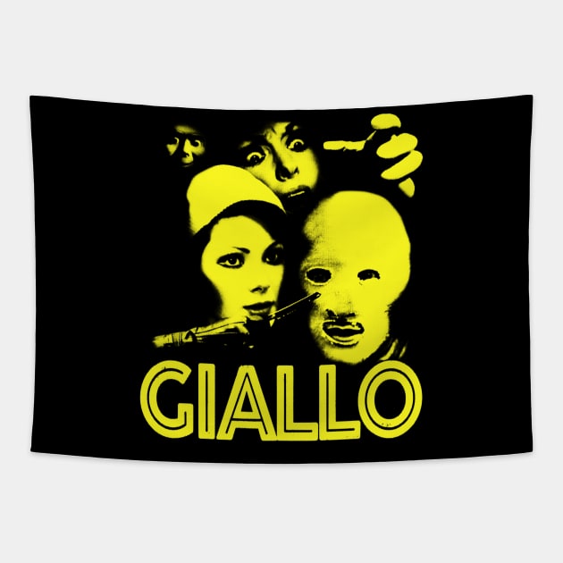 Giallo Film Italian Horror Movie Tapestry by CultTees