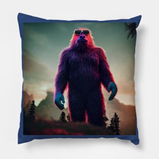 Dope Sasquatch in Nature Pillow