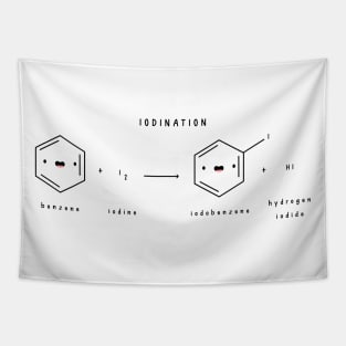 Kawaii Iodination Of Benzene Pack Tapestry